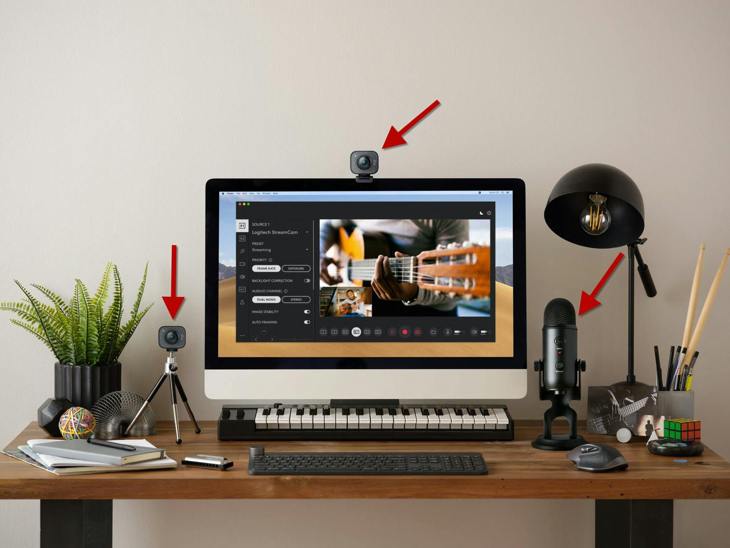 Jul i Fordelszonen: Vind Yeticaster mikrofonsæt fra Blue og webkamera fra Logitech i vores julekonkurrence i Fordelszonen.